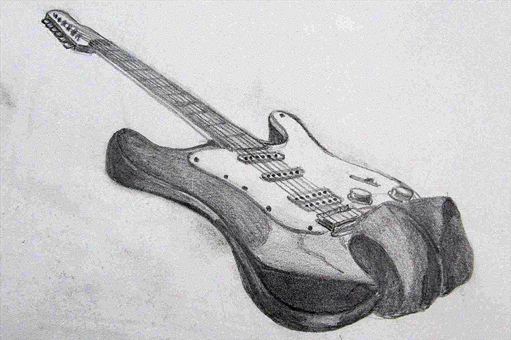 Gitarre zeichnen