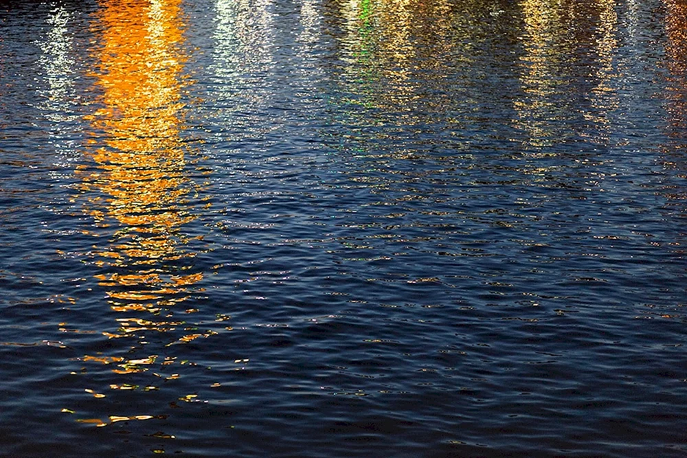 Blendung auf dem Wasser