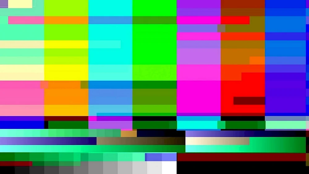 Glitch-Bildschirm