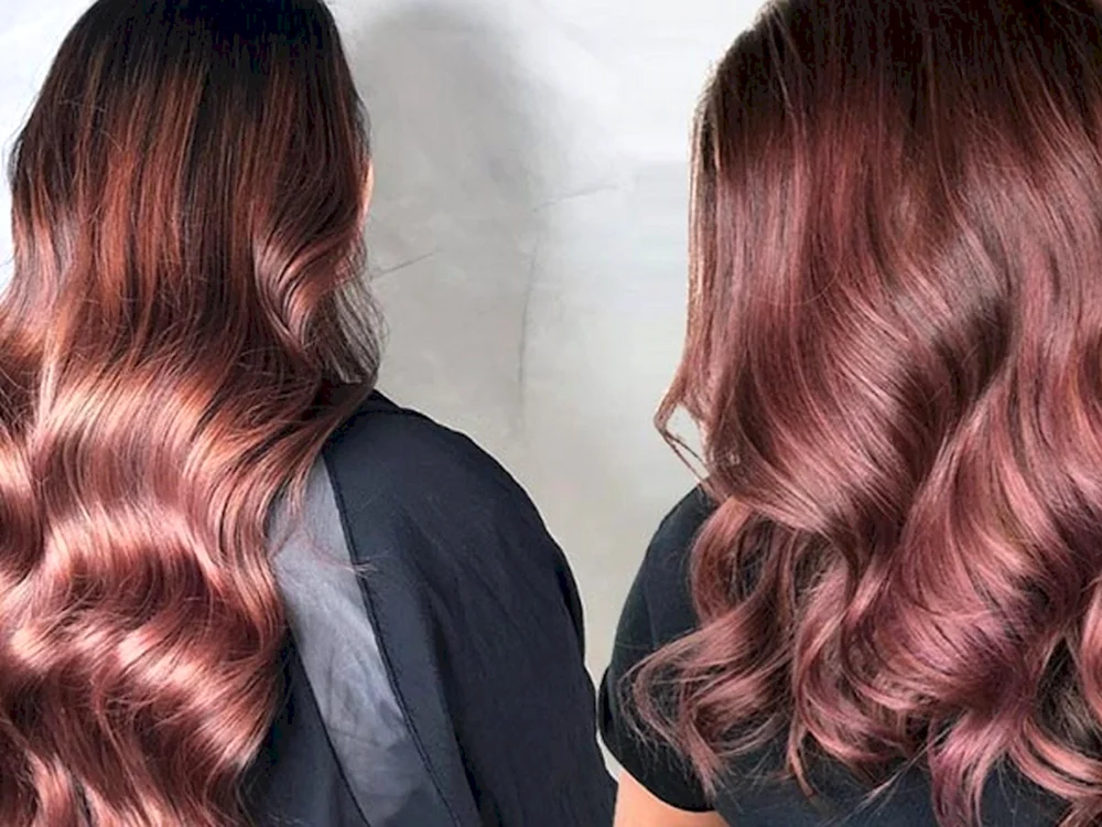 Goldbraune Haarfarbe