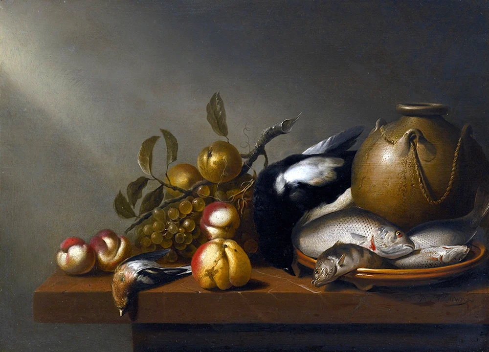 Niederländische Stillebenmalerei 17. Jahrhundert Vanitas