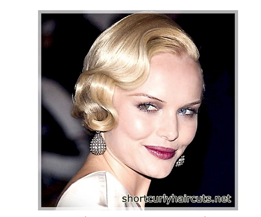 Hollywood Gatsby Wave Frisur für langes Haar