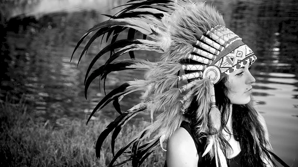 Indianischer Kopfschmuck