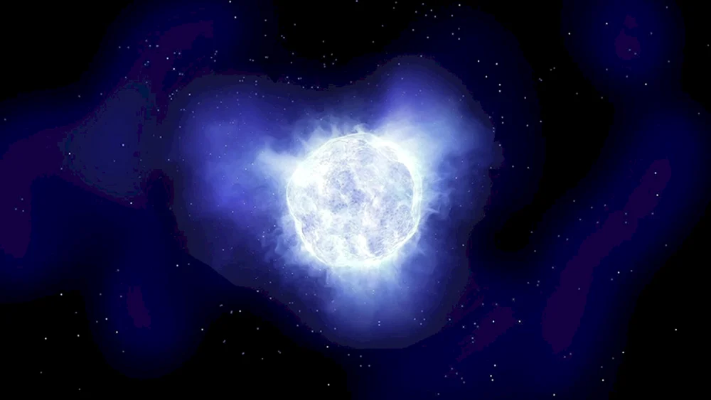 Sirius-Stern im Weltraum