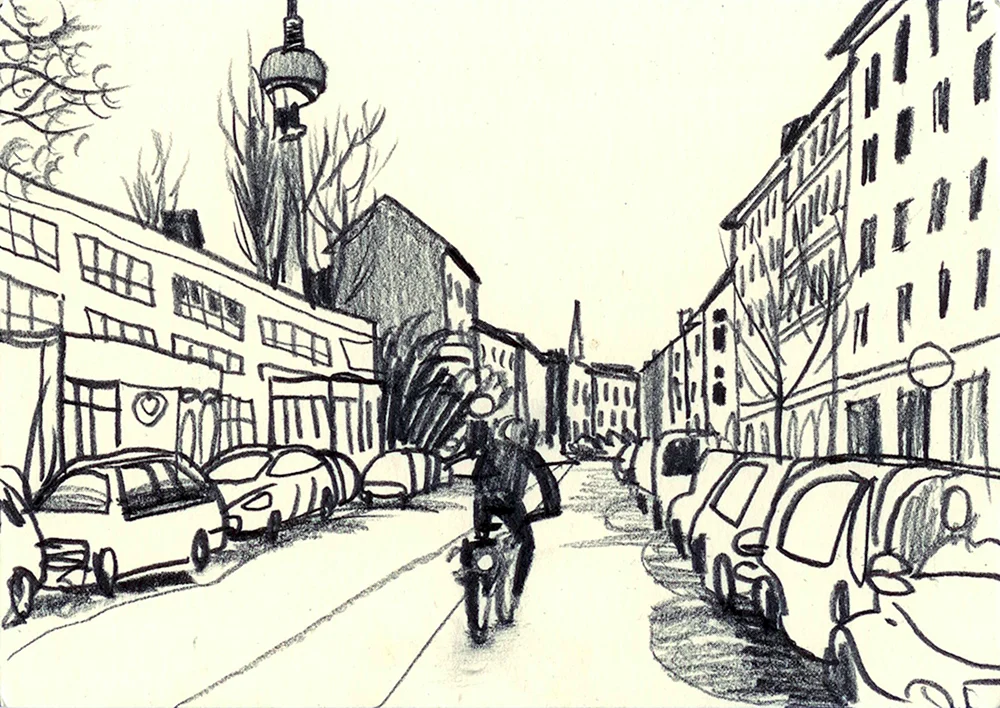 Straßenzeichnung