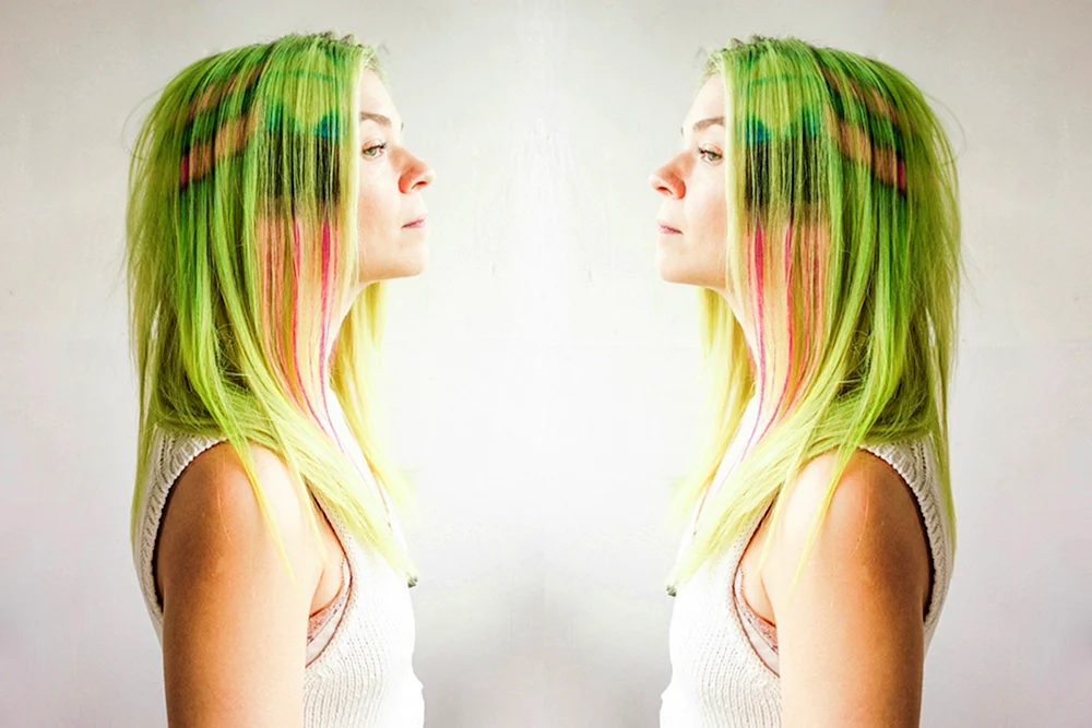 Gradient auf Haar