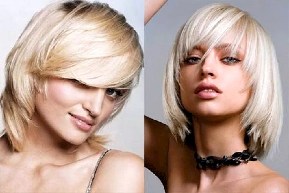 Stufiger Bob Bob mit gezacktem Pony