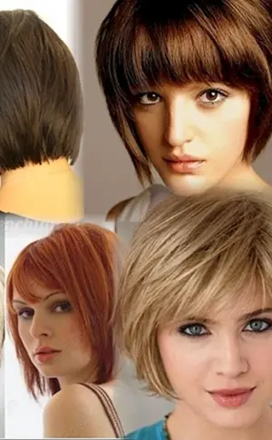 Mittlere Haare abgestufter Bob Kaskaden-Bob