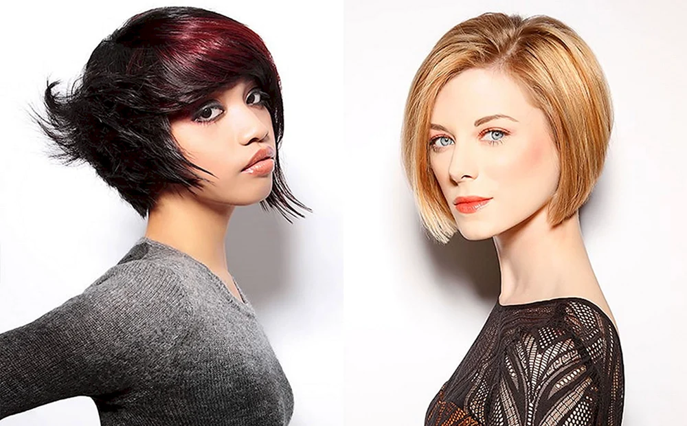 Stufiger Bob mit Asymmetrie