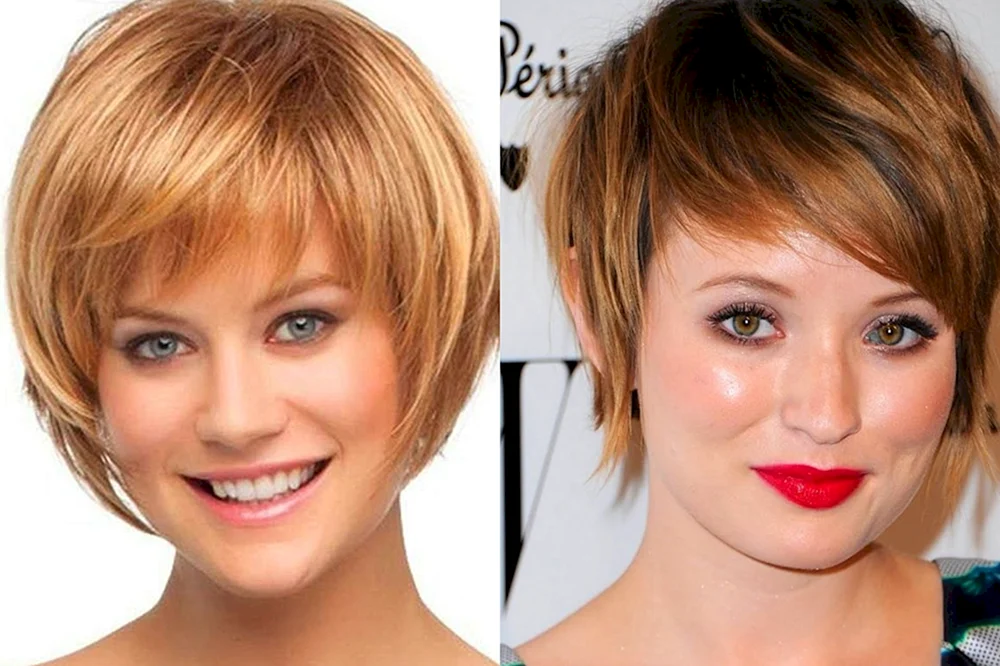 Frisuren mit breiter Stirn