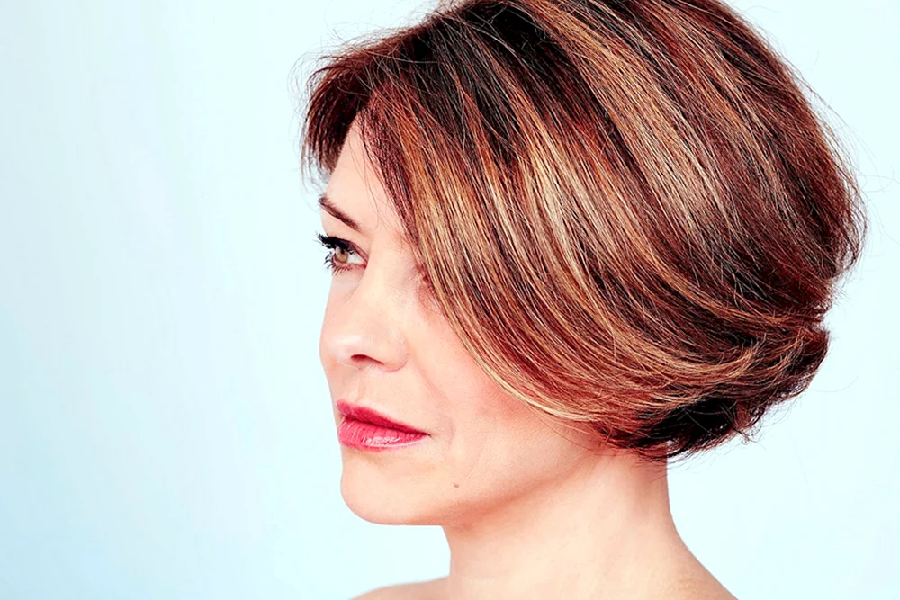 Ungewöhnliche Kurzhaarfärbung Haare