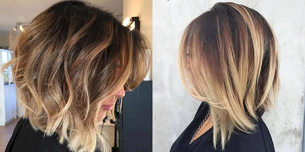 Graduierter Long Bob