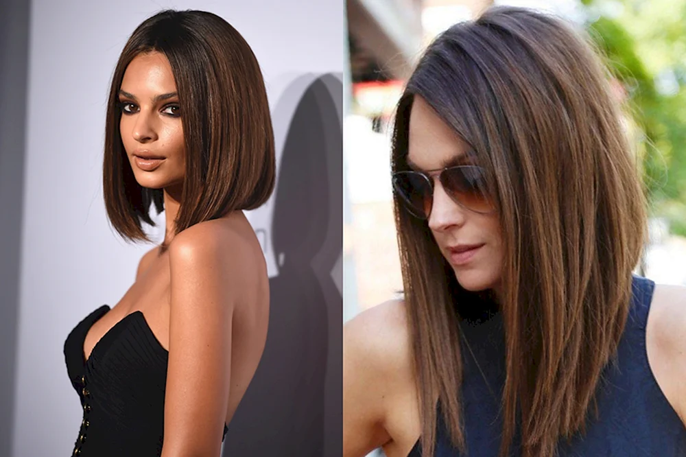 Abstufter Long Bob