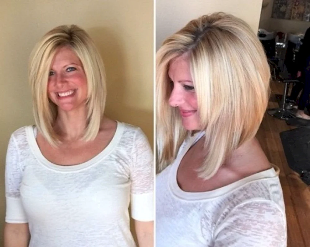 Gestufter Long Bob