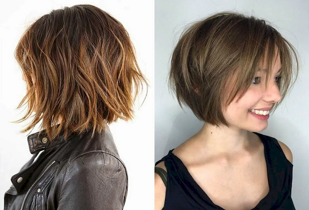 Abgestufter Messy Bob