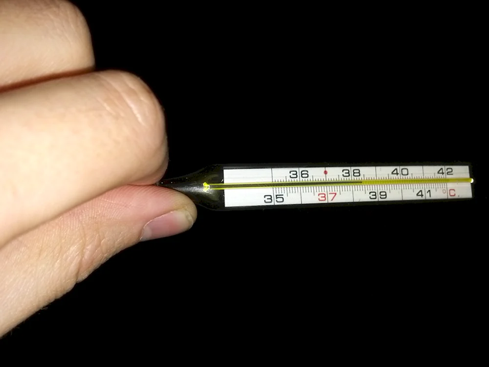 Quecksilberthermometer 39.2