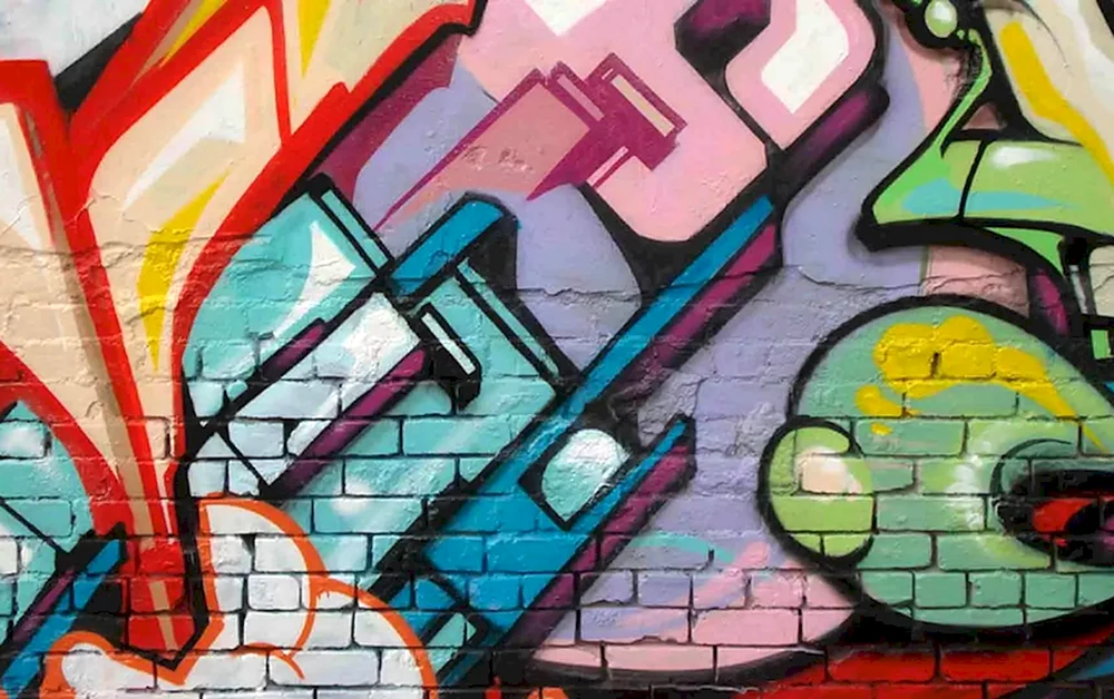 Graffiti an der Wand