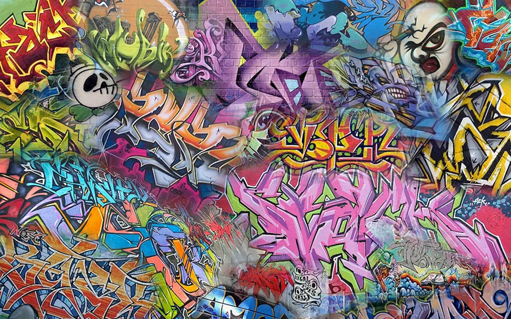 Graffiti an der Wand
