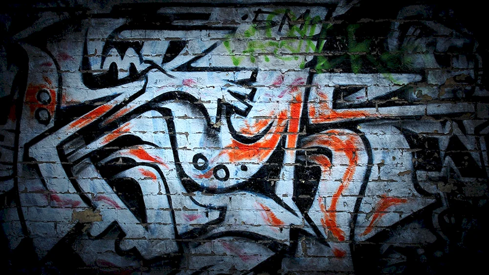 Graffiti an der Wand