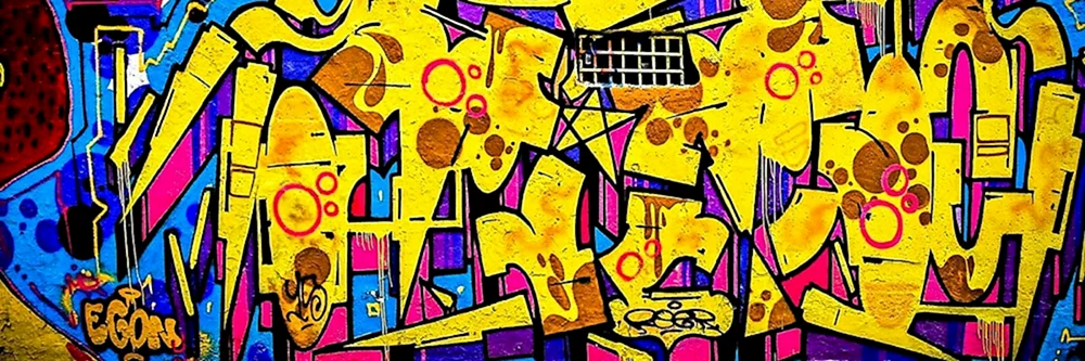 Graffiti an der Wand