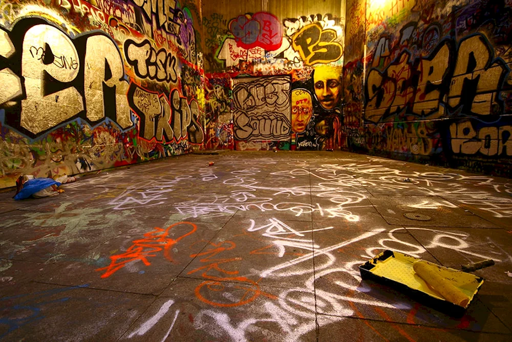 Graffiti an der Wand
