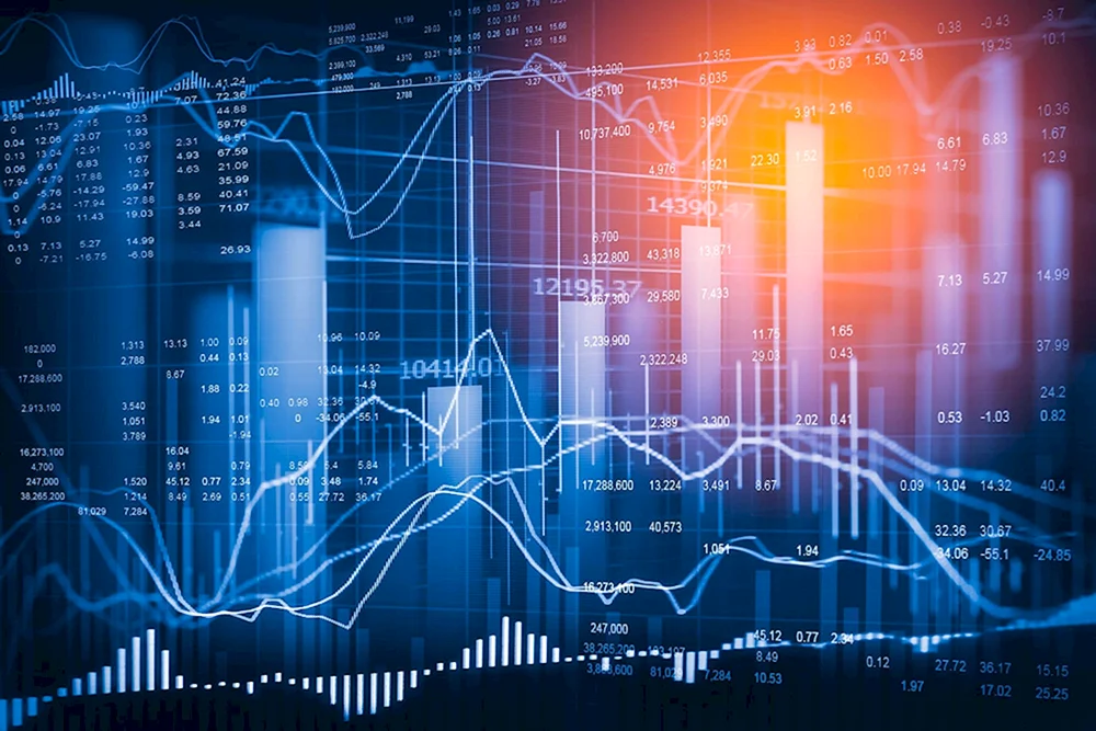 Handel an der Börse. Börse