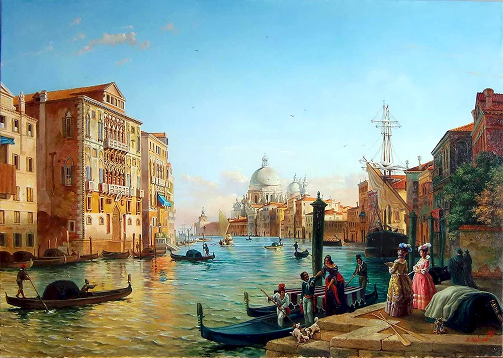 „Grand Canal in Venedig“ von Robert Feinel
