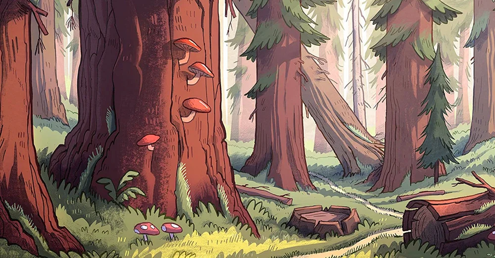 Gravity Falls Verzauberter Wald
