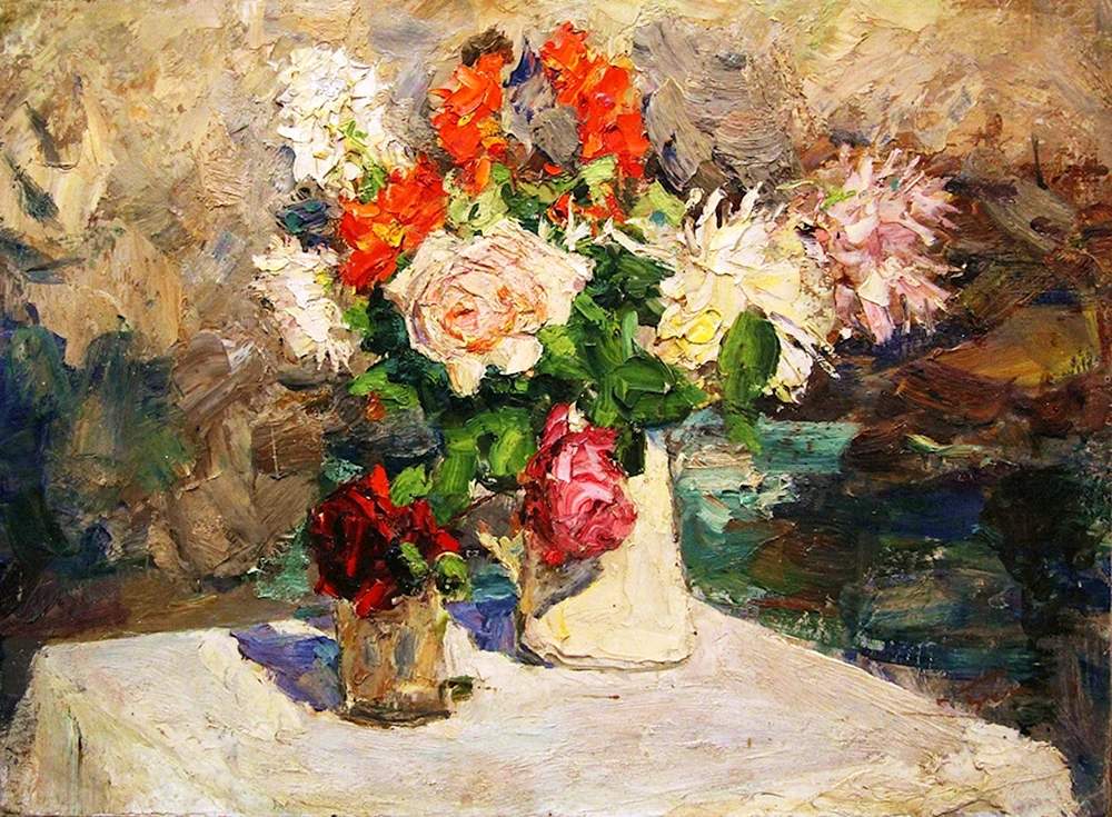 Gremitskikh Vladimir Georgievich Gemälde von Blumen