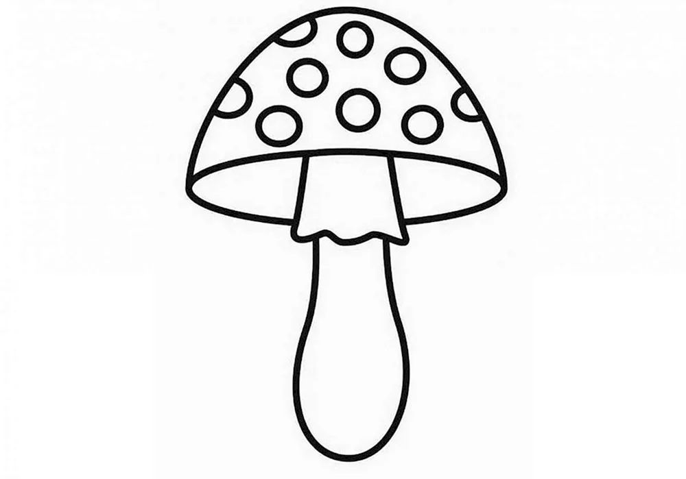 Fliegenpilz ausmalen