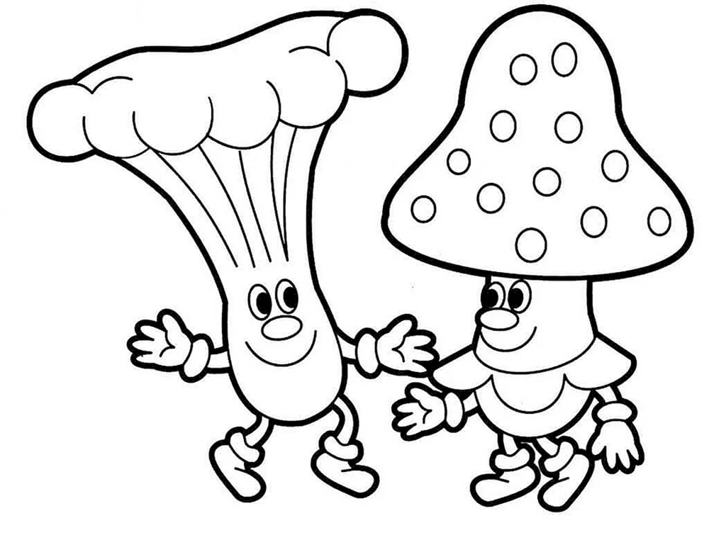 Pilz Zeichnung