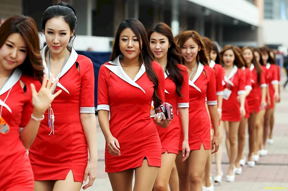 Koreanische Girlz Gruppe