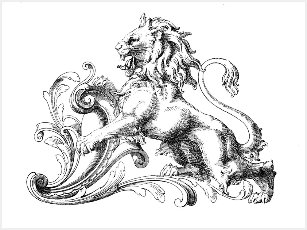 Groteskes Barockornament