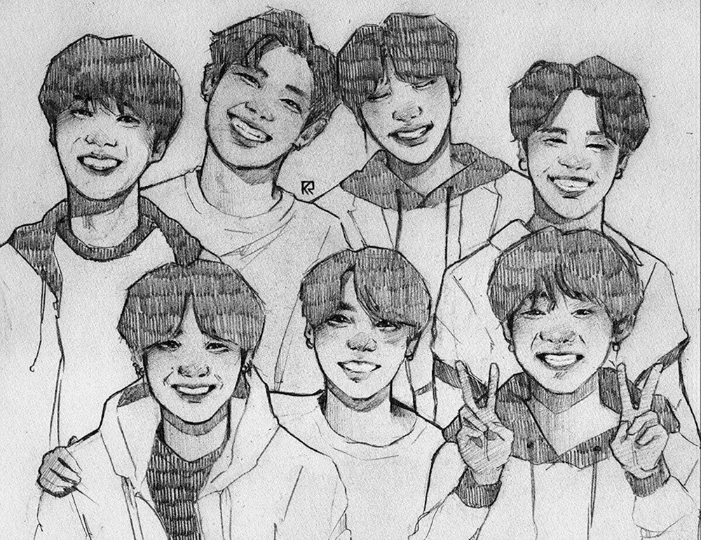 BTS Skizzenbuch BTS
