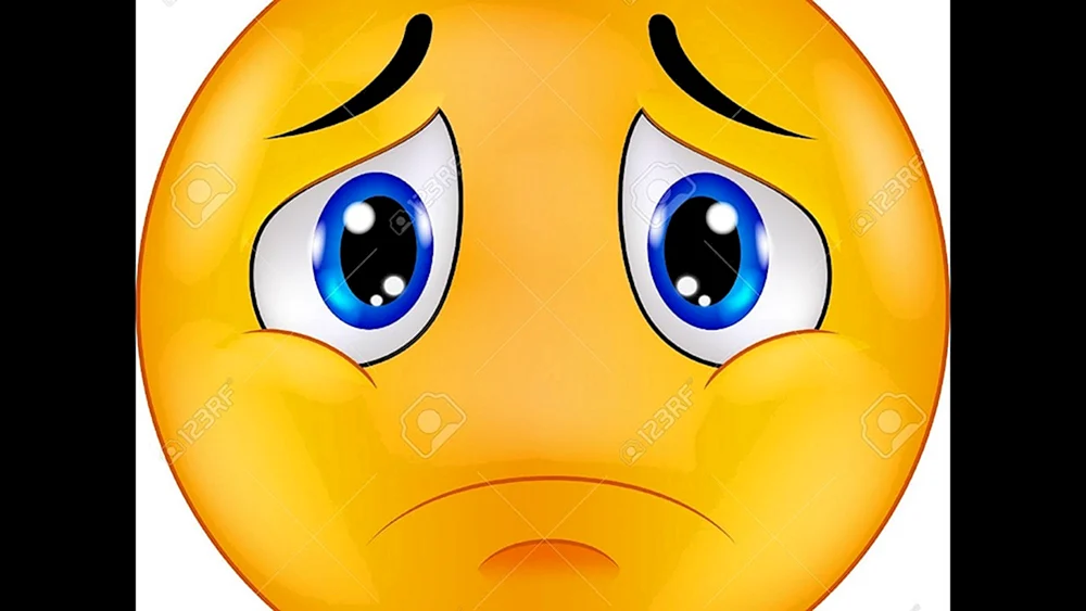Traurig-fröhliches Emoticon