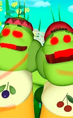 Raupen Woopsen und Poopsen