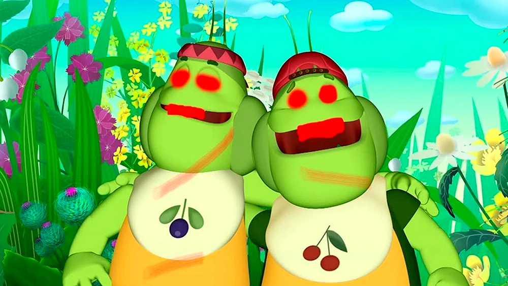 Raupen Woopsen und Poopsen