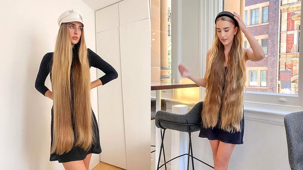 Dichte blonde Haare