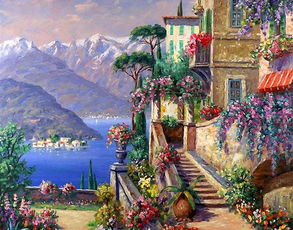 Mediterrane Landschaft