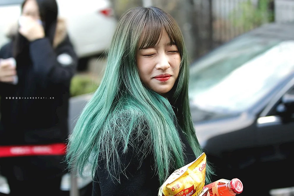 Hani EXID grüne Haare