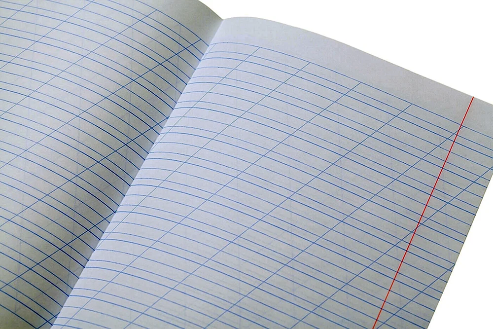 Schmale schräge Linie a4