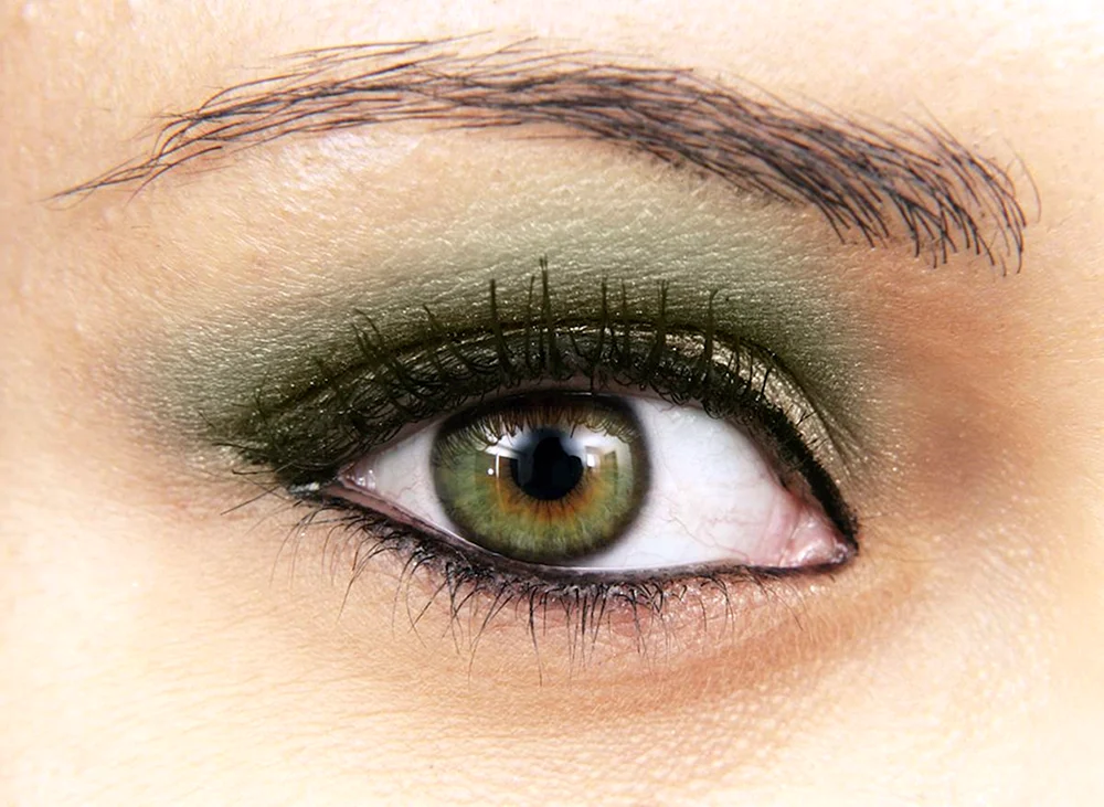 Pflege- grüne Augen