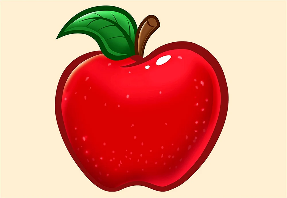 Apfel Cartoon Äpfel