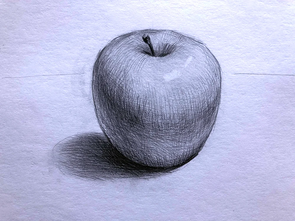 Apfel ausmalen