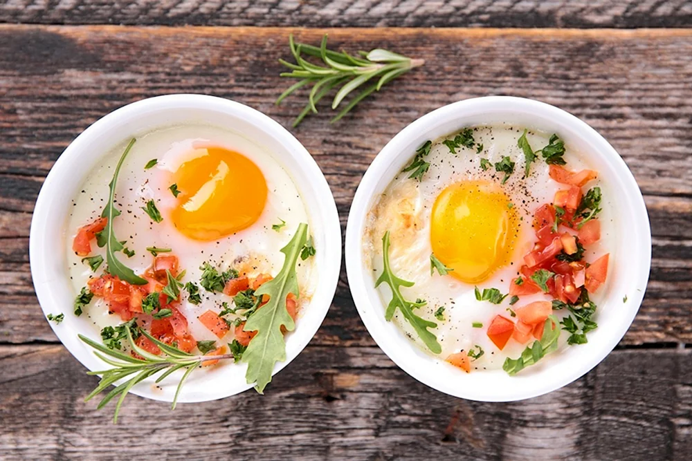 Rührei mit Rucola
