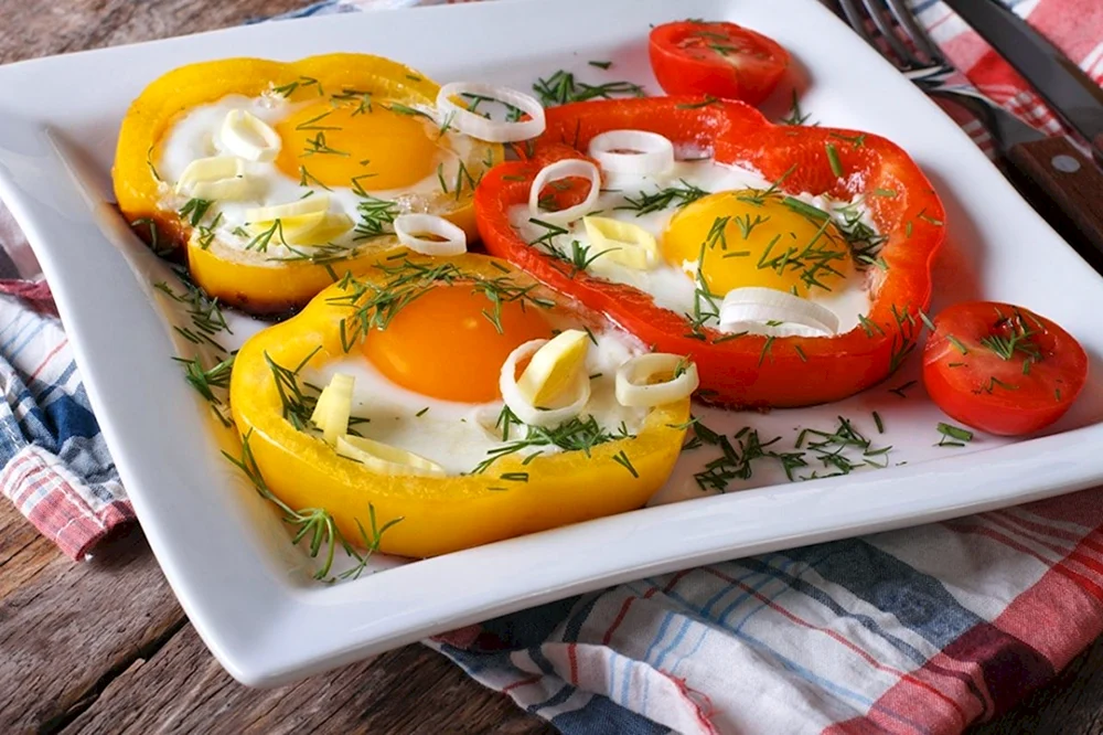Eier Rührei Gerichte