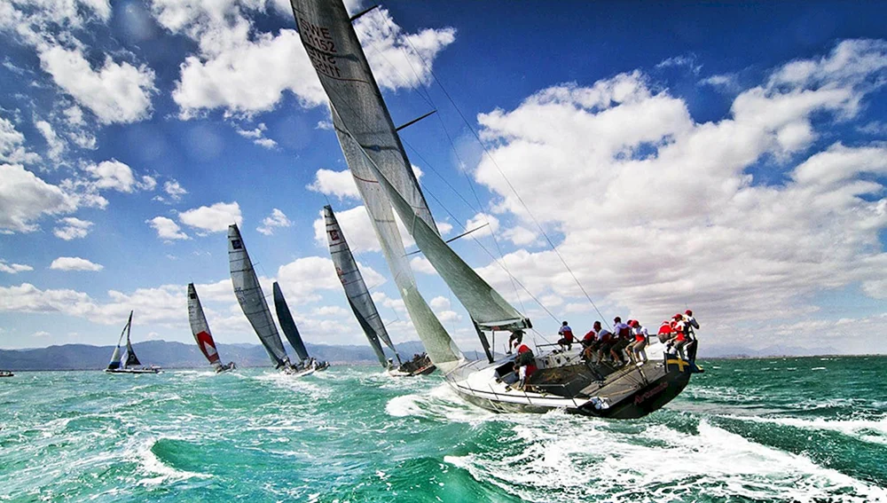 Yacht-Segelregatta