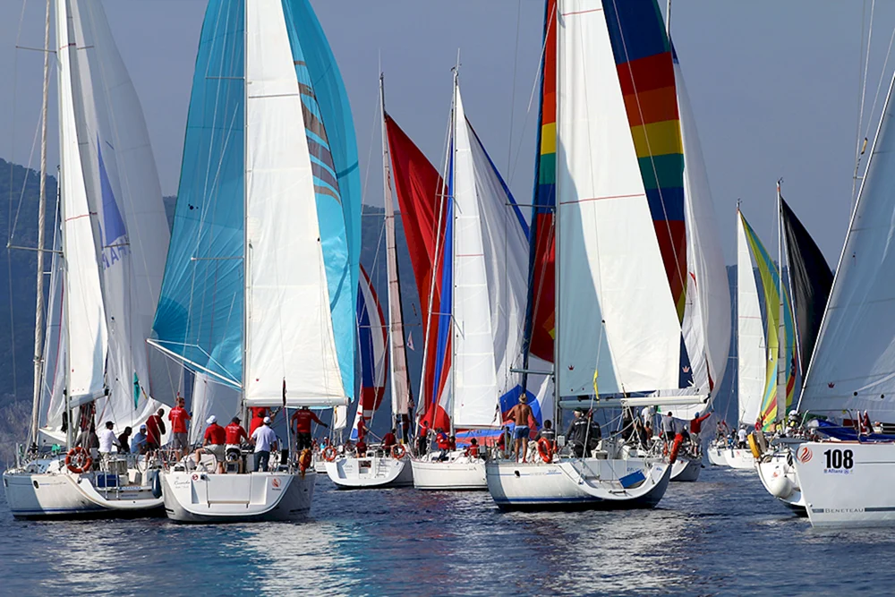 Yacht-Segelregatta