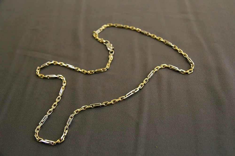 Ankerkette Weißgold