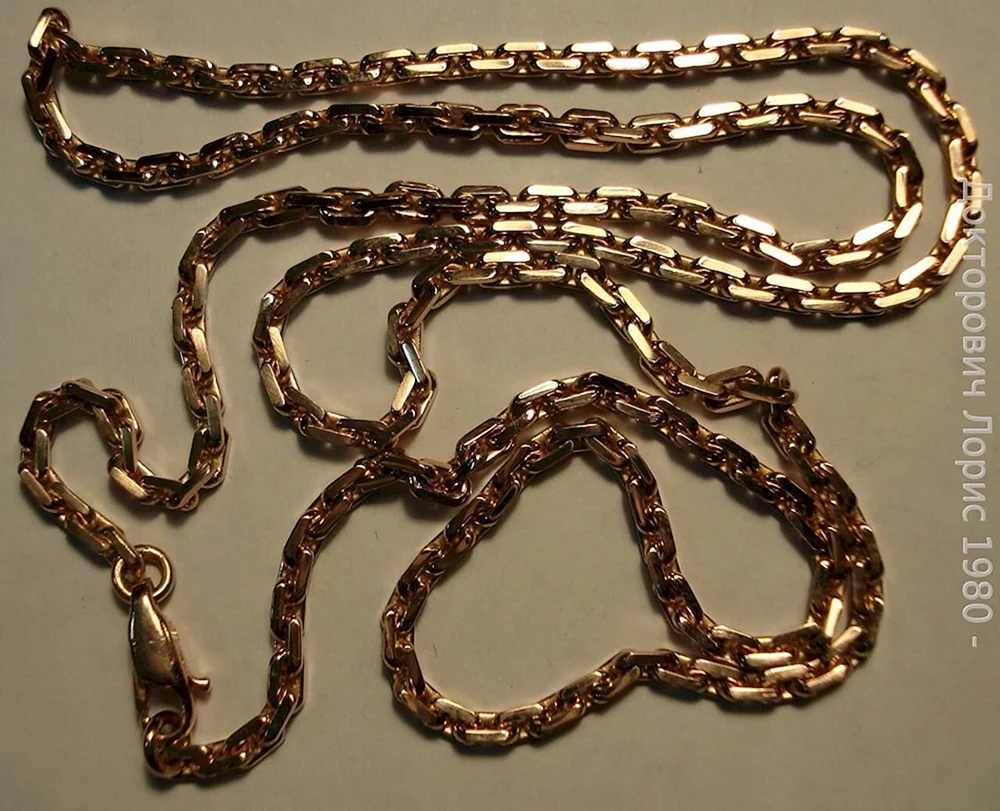 Ankerkette Weißgold